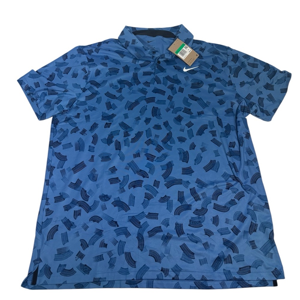 NWT Nike Dri-FIT Golf Polo Shirt Men’s XL Blue Performance Top
